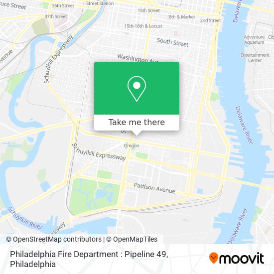 Mapa de Philadelphia Fire Department : Pipeline 49