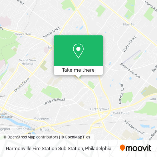 Harmonville Fire Station Sub Station map