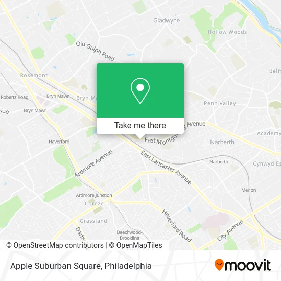 Apple Suburban Square map