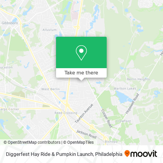 Mapa de Diggerfest Hay Ride & Pumpkin Launch