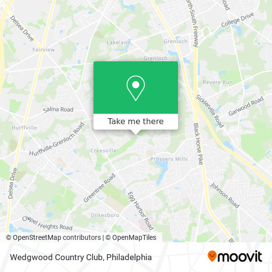 Wedgwood Country Club map