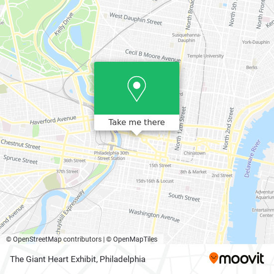 Mapa de The Giant Heart Exhibit