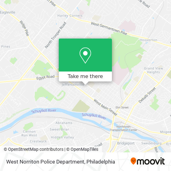 Mapa de West Norriton Police Department