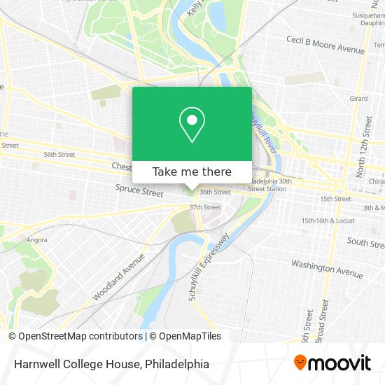 Harnwell College House map