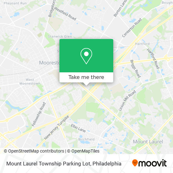 Mapa de Mount Laurel Township Parking Lot