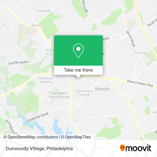 Dunwoody Village map