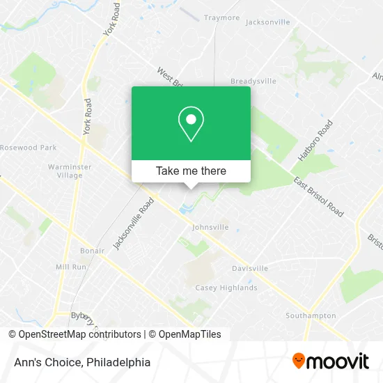 Ann's Choice map