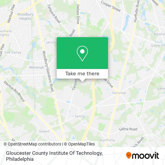 Gloucester County Institute Of Technology map