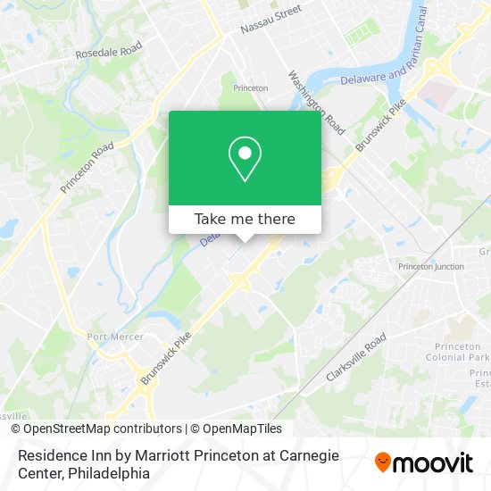Residence Inn by Marriott Princeton at Carnegie Center map