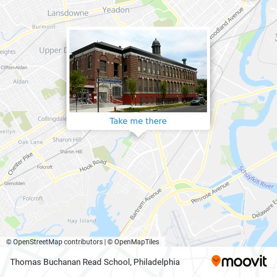 Mapa de Thomas Buchanan Read School