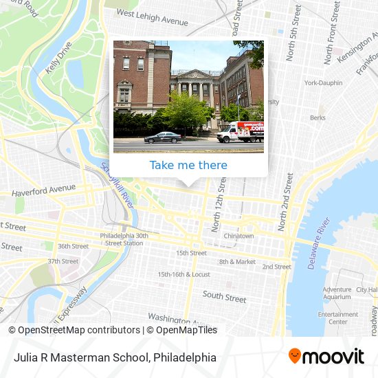 Julia R Masterman School map