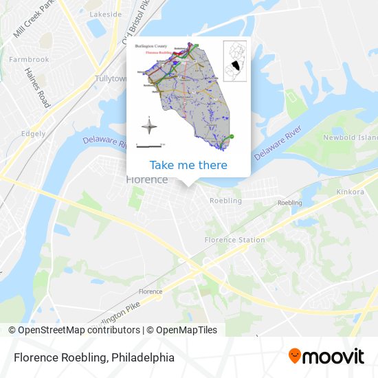 Mapa de Florence Roebling