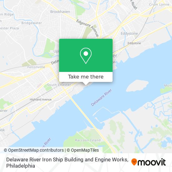 Delaware River Iron Ship Building and Engine Works map