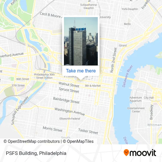 PSFS Building map