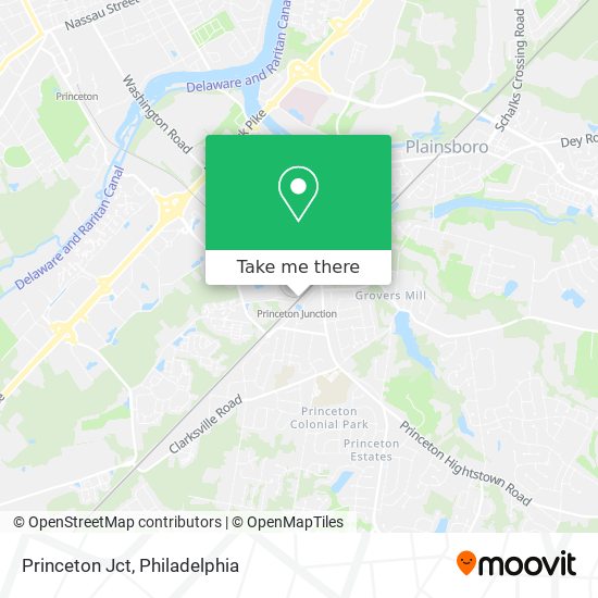 Mapa de Princeton Jct