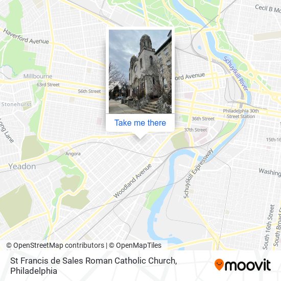 St Francis de Sales Roman Catholic Church map