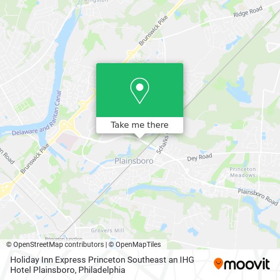 Mapa de Holiday Inn Express Princeton Southeast an IHG Hotel Plainsboro