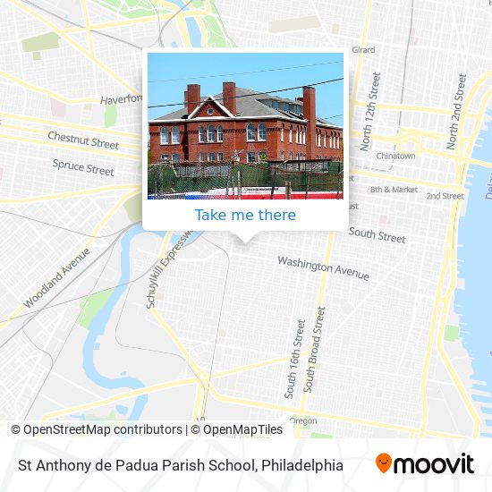 St Anthony de Padua Parish School map