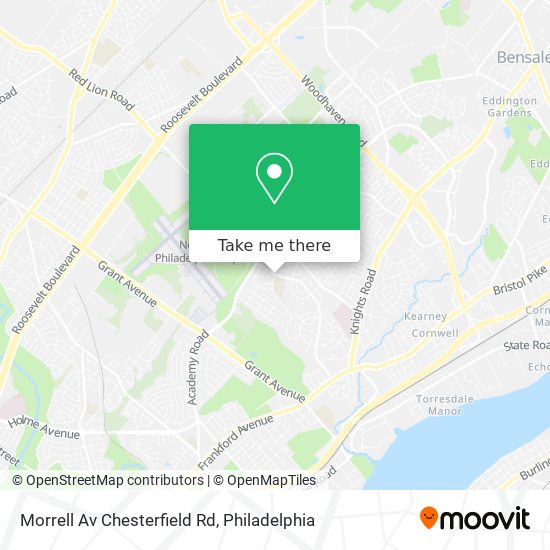 Mapa de Morrell Av Chesterfield Rd