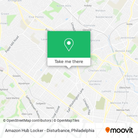 Amazon Hub Locker - Disturbance map