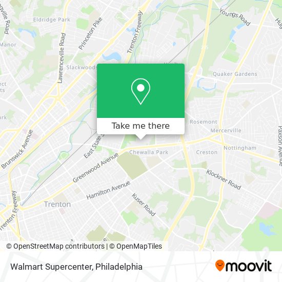 Walmart Supercenter map