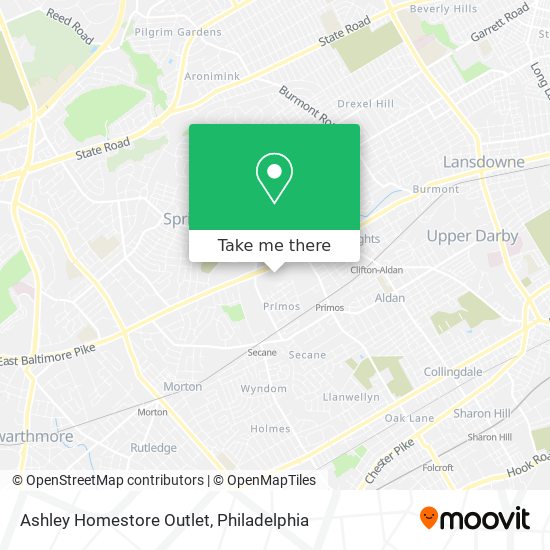 Ashley Homestore Outlet map