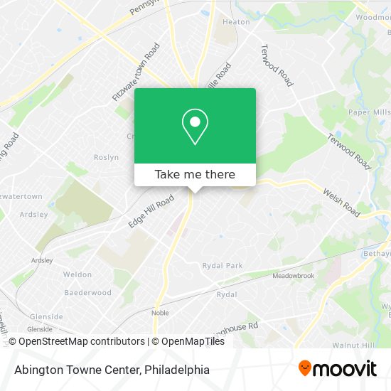 Mapa de Abington Towne Center