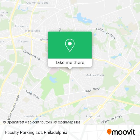 Faculty Parking Lot map
