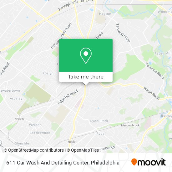Mapa de 611 Car Wash And Detailing Center