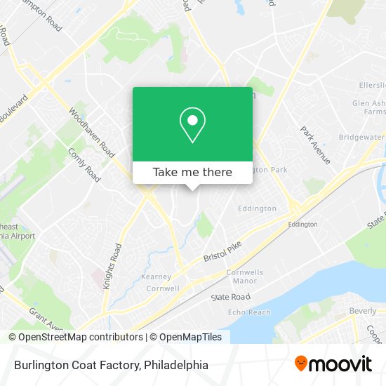 Mapa de Burlington Coat Factory