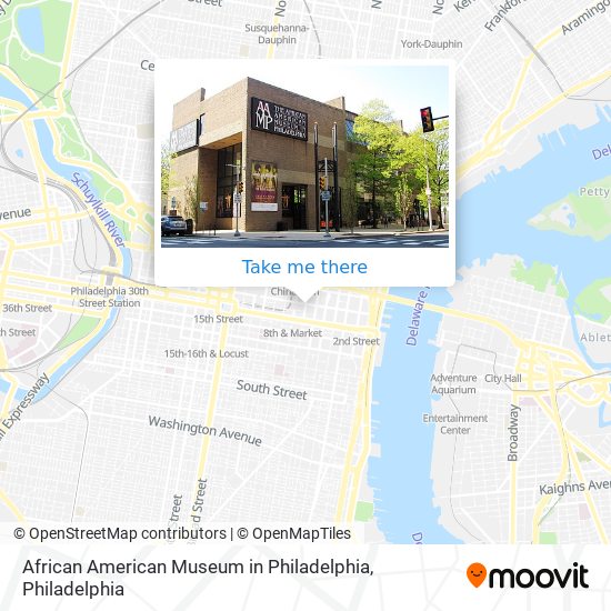 Mapa de African American Museum in Philadelphia