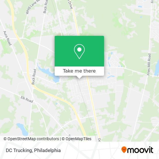 Mapa de DC Trucking