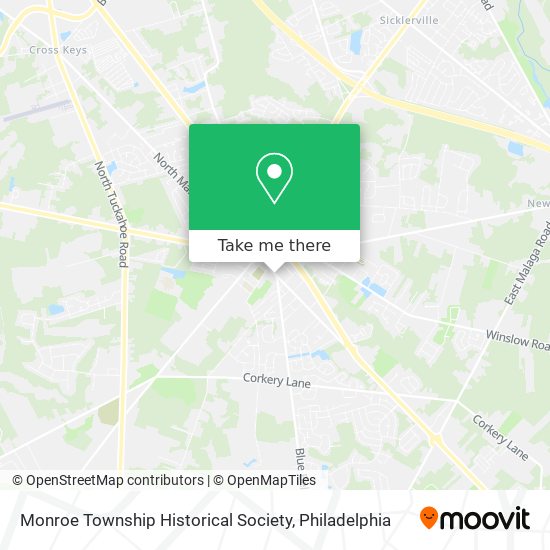 Monroe Township Historical Society map