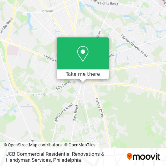 JCB Commercial Residential Renovations & Handyman Services map