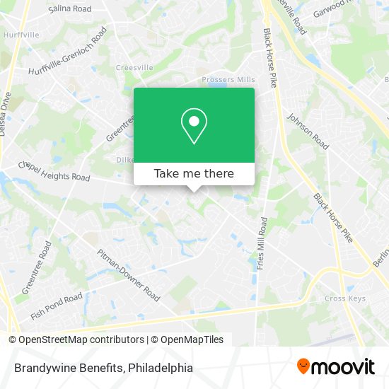 Brandywine Benefits map