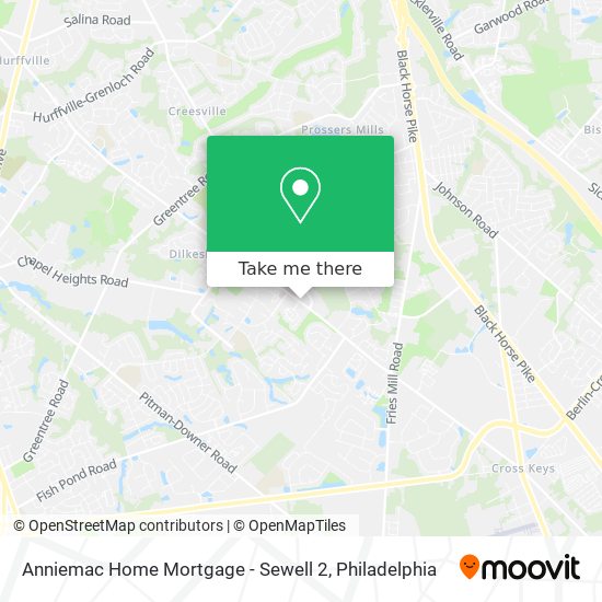 Anniemac Home Mortgage - Sewell 2 map