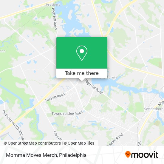 Momma Moves Merch map