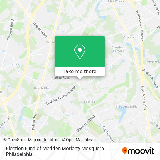 Election Fund of Madden Moriarty Mosquera map