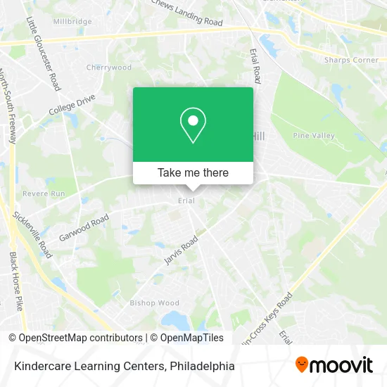 Kindercare Learning Centers map