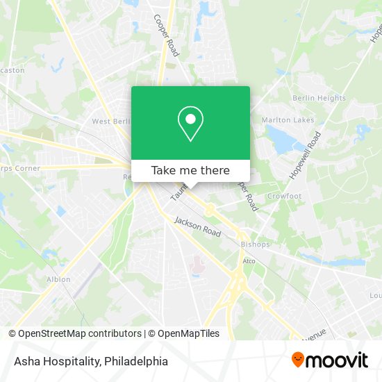 Asha Hospitality map