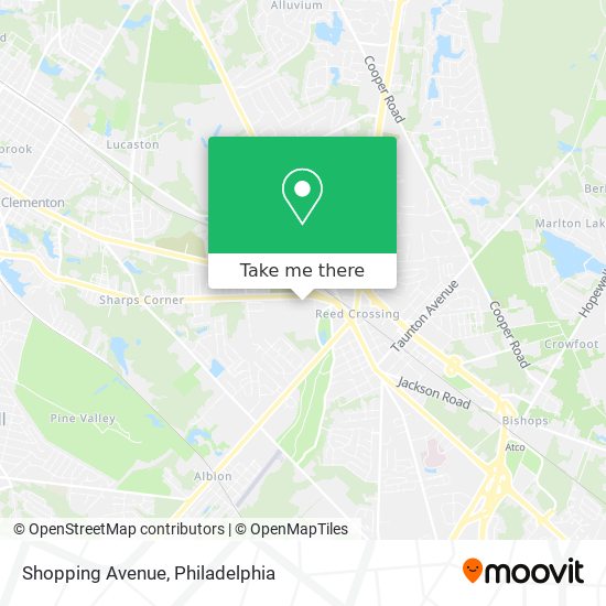 Shopping Avenue map