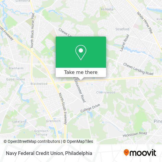 Navy Federal Credit Union map