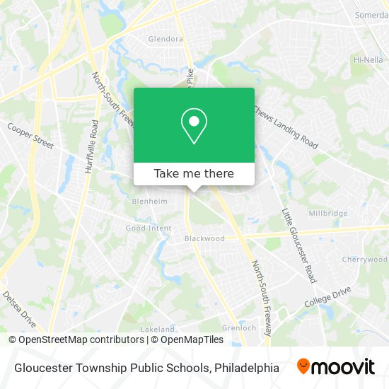 Gloucester Township Public Schools map