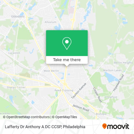 Lafferty Dr Anthony A DC CCSP map