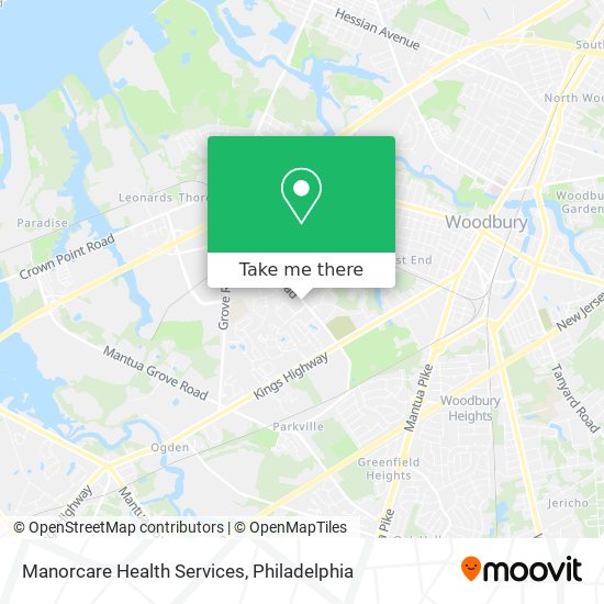 Manorcare Health Services map