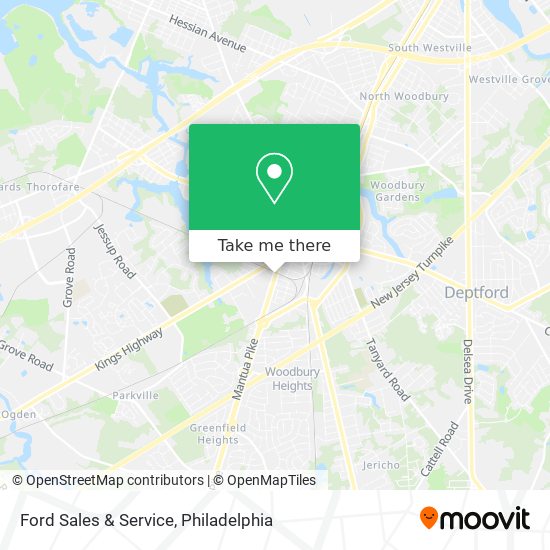 Ford Sales & Service map