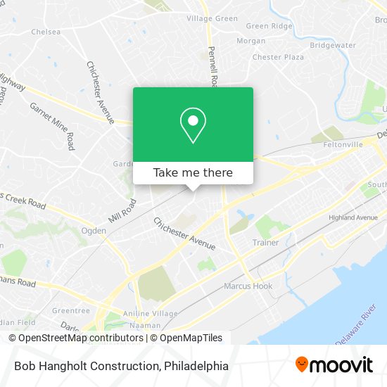Bob Hangholt Construction map