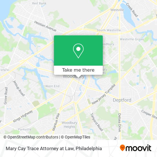Mary Cay Trace Attorney at Law map