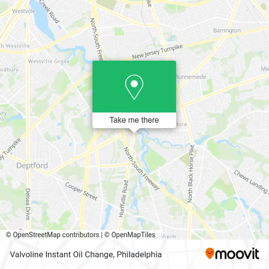Valvoline Instant Oil Change map