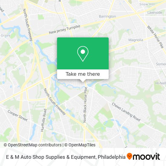 E & M Auto Shop Supplies & Equipment map